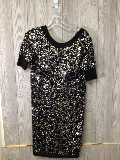 Moschino Wool Sequined Knit Dress Size Small